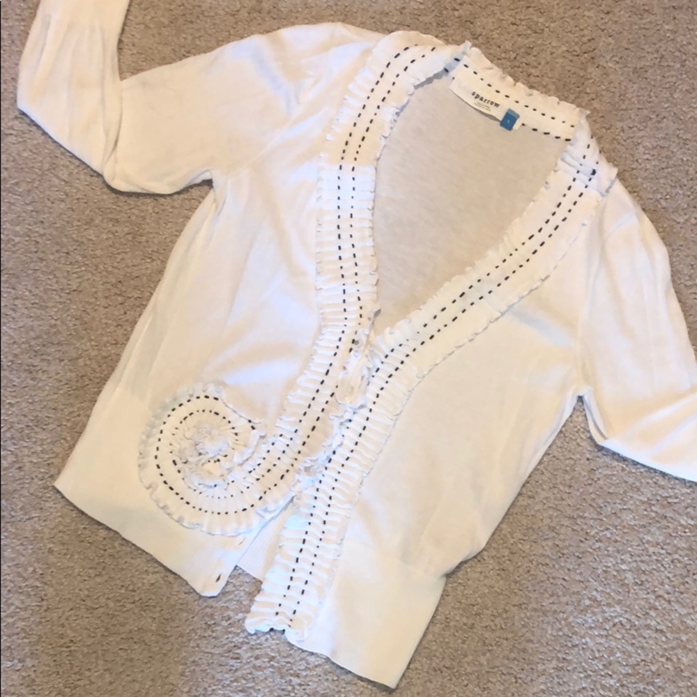 COPY - Anthropologie (Sparrow) Cream Cardigan